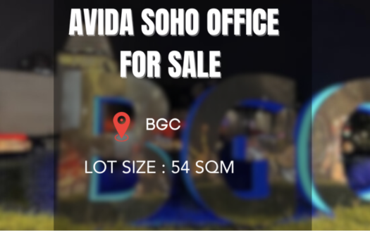 54 SQM Avida Soho Office for Sale in BGC